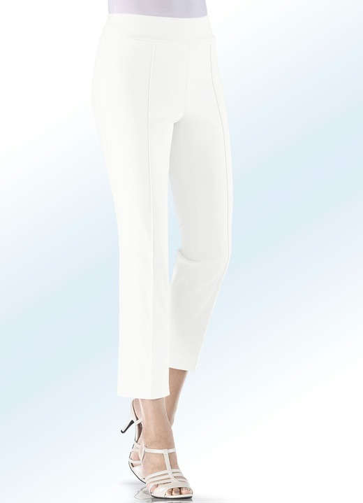 Broeken - Trendy 7/8-broek, in Größe 017 bis 052, in Farbe WIT Ansicht 1