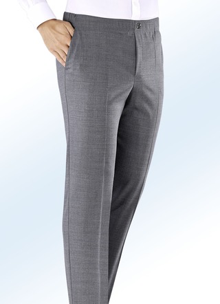 Klaus Modelle slip-on-broek met sierbies in 3 kleuren