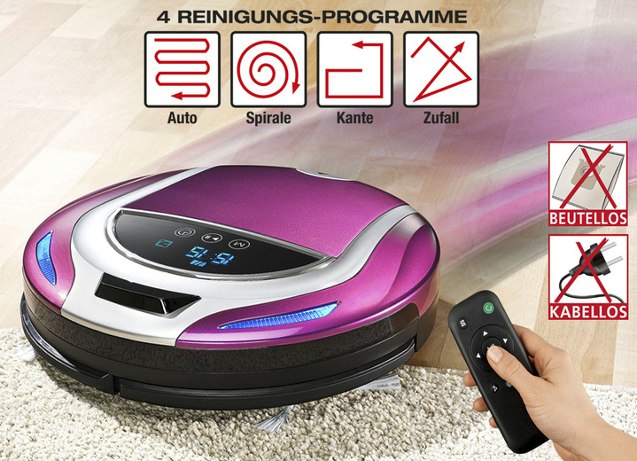 Huishouding - Stofzuigrobot met ingebouwde sensoren, in Farbe BESSEN Ansicht 1