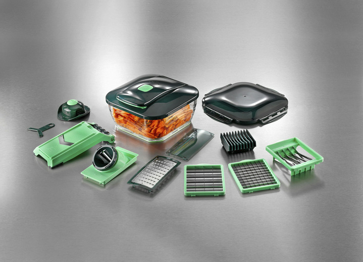 - Nicer Dicer Chef, 15-delig, in Farbe LICHTGROEN