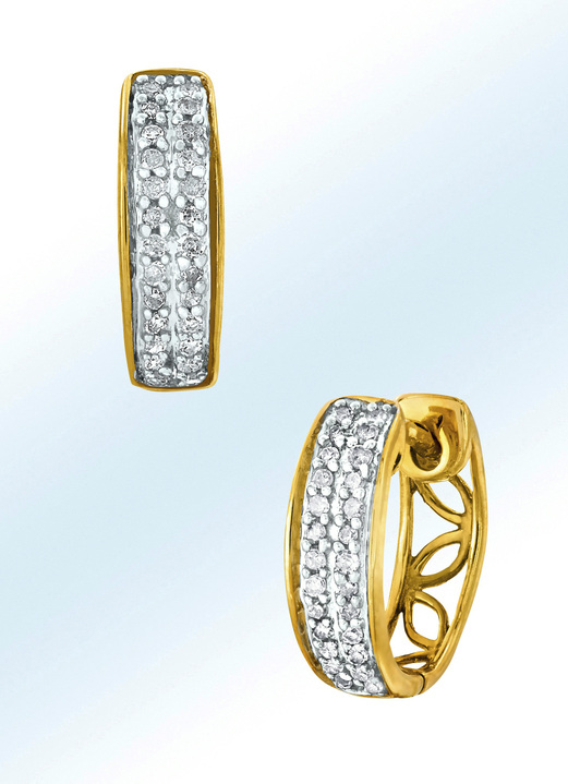 Creoolse Oorbellen Met Diamanten Dames Diamanten Sieraden Bader