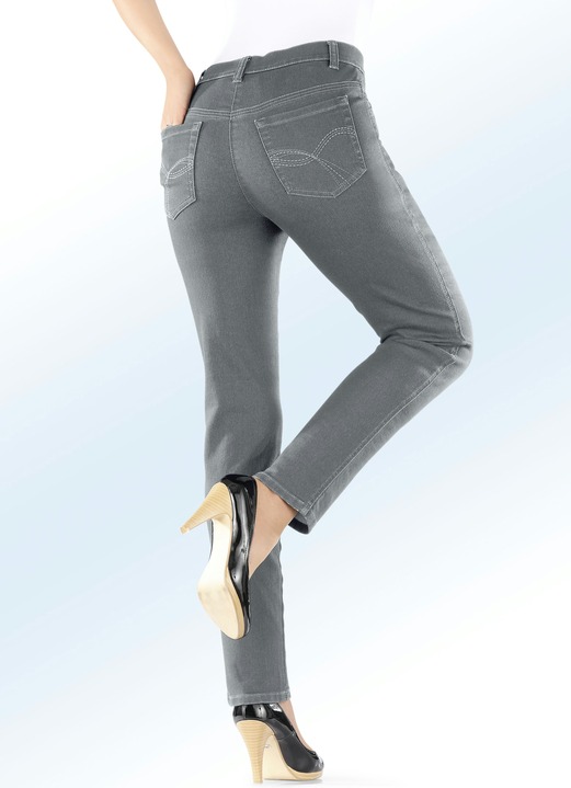Broeken - Power-stretch-jeans, in Größe 017 bis 092, in Farbe GRIJS Ansicht 1