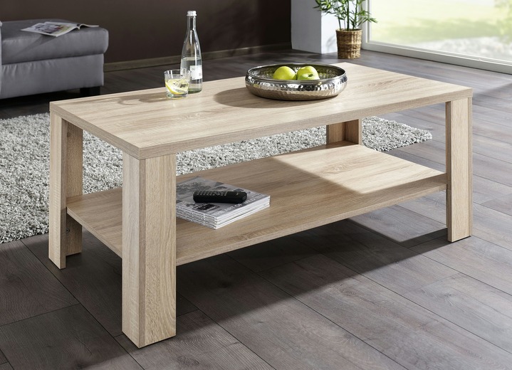 Salontafels - Salontafel in verschillende uitvoeringen, in Farbe EIK SONOMA, in Ausführung rechthoekig Ansicht 1