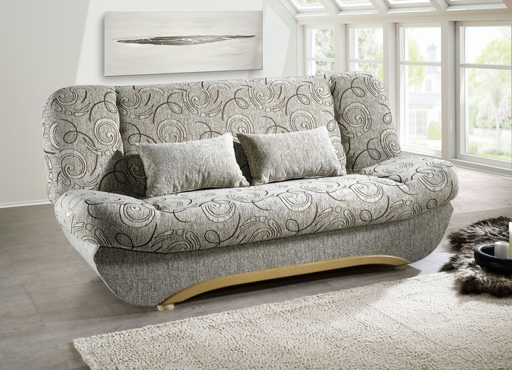 Slaap sofa`s - Slaapbank met comfortabele vulling, in Farbe BEIGE Ansicht 1