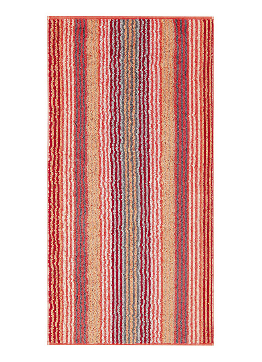 Handdoeken - Badstof serie “Stripes” van “Cawö”, in Größe 200 (1 handdoek 50/100 cm) bis 204 (1 handdoek, 70/140 cm), in Farbe LICHTGRIJS M. Ansicht 1