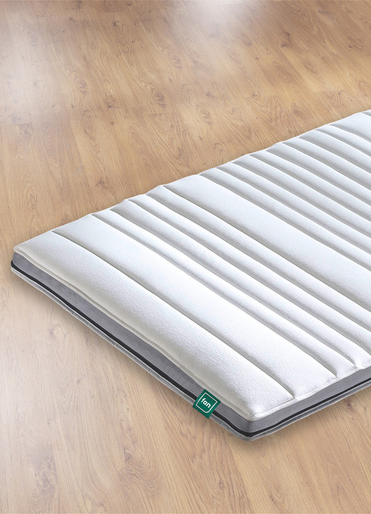 Matrassen & topper - f.a.n. 7-zone First Class matras topper, in Größe 130 (80/200 cm) bis 138 (180/200 cm), in Farbe WIT