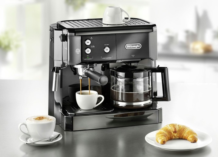 Kaffee-Vollautomaten & Espressomaschinen - De’Longhi Kaffee-/Espressomaschine BCO411.B/BCO421.S, in Farbe SCHWARZ Ansicht 1