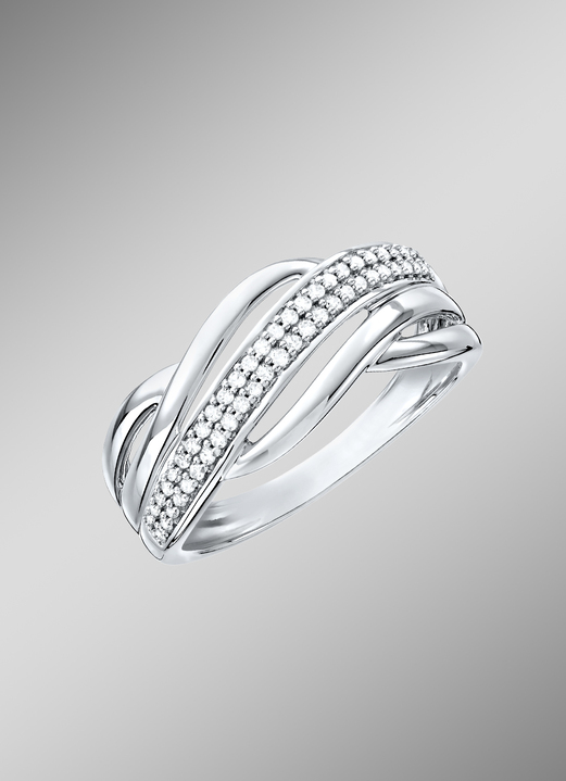 Ringe - Damenring mit Diamanten, in Größe 160 bis 220, in Farbe  Ansicht 1