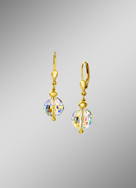 - Oorbellen met Swarovski-kristallen, in Farbe  Ansicht 1