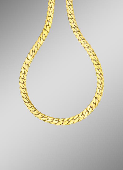 Halskettingen - Zware gouden kinketting, in Farbe  Ansicht 1