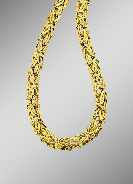Halskettingen - Gouden Koning Ketting, in Farbe  Ansicht 1