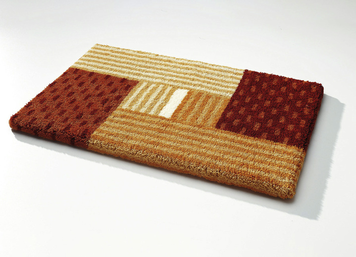 SALE % - Supersofte Badgarnitur, in Größe 102 (Teppich, 60/100 cm) bis 109 (Hänge-WC-Vorleger, 50/ 50 cm), in Farbe TERRA