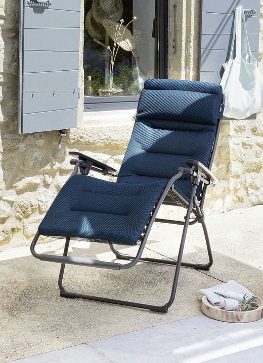 Tuinmeubels - Relax-ligstoel XL Lafuma Be Comfort, in Farbe BLAUW Ansicht 1