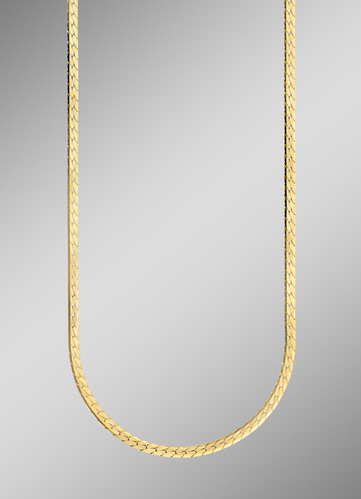 Halskettingen - Panzerketting met veerring, in Farbe