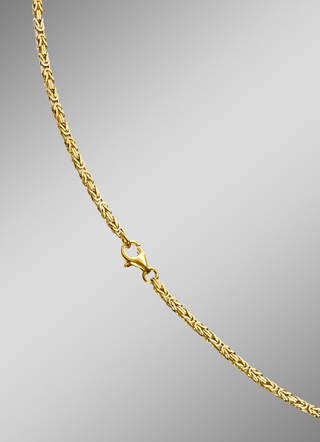 Massieve koning ketting met karabijnsluiting