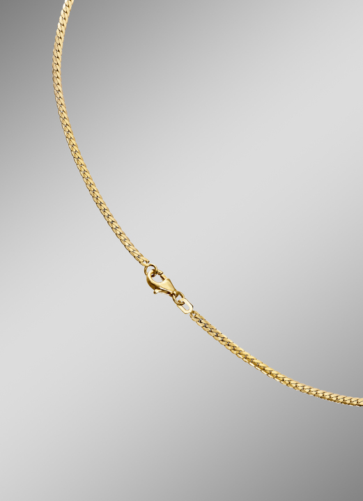 Dames gouden sieraden  - Aantrekkelijke kinketting met karabijnsluiting, in Farbe