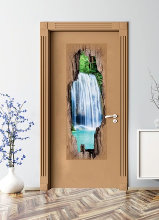 3D-sticker waterval