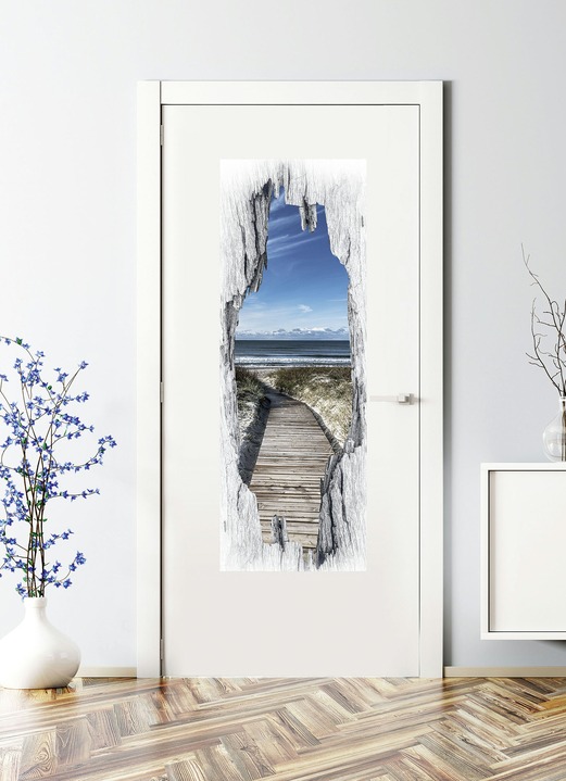 Modern - 3D deursticker 