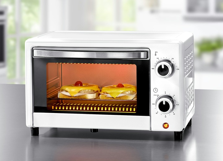 Koken & grillen - Compacte mini-oven met infraroodtechniek, in Farbe WIT Ansicht 1