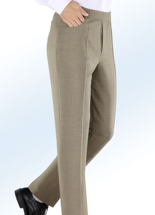 ‘Klaus Modelle‘ slip-on broek met elastiek in 4 kleuren