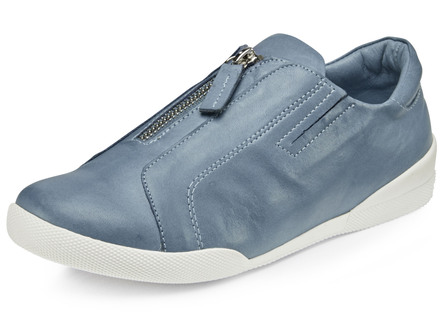 Andrea Conti loafer met praktische rits