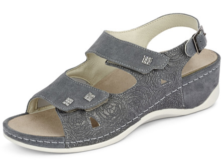 Mubb-sandalen met elastische inzetstukken bij de bal