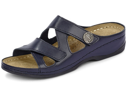 ELENA EDEN, comfortabele damesmuiltjes, breedte G, met klittenbandsluiting