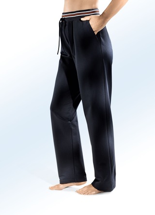 Broek met elastische tailleband rondom, in 4 kleuren