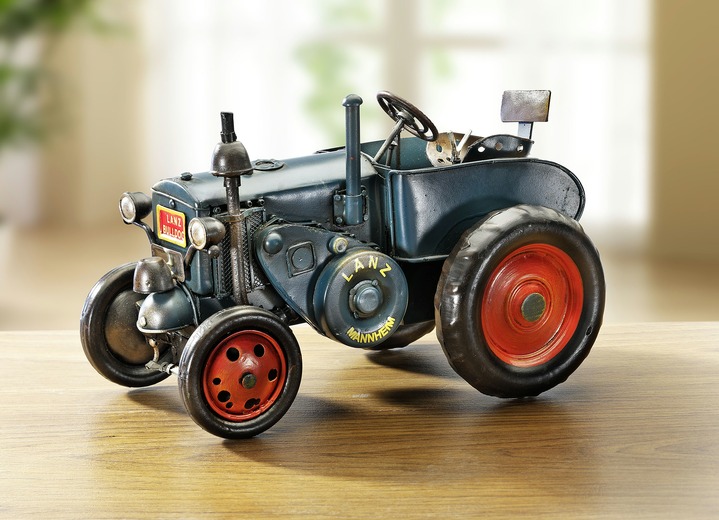 Collectors item - Handgemaakte tractor Lanz Bulldog, in Farbe GROEN