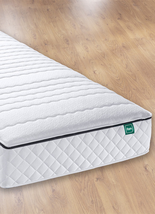 f.a.n. Matras met tonvormige pockets in 7 zones