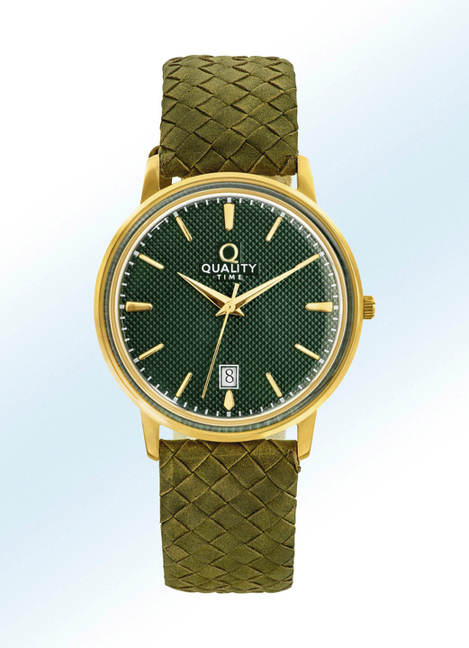 Quality Time - Kwarts herenhorloge, in Farbe