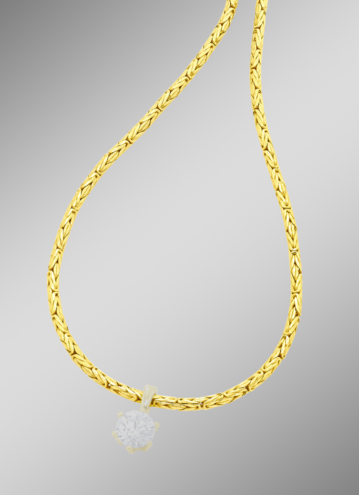 Halskettingen - Ronde Prince of Whales-ketting, in Farbe