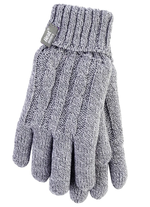 Thermokleding - Thermische handschoenen Heat Holders®, in Farbe GRIJS Ansicht 1