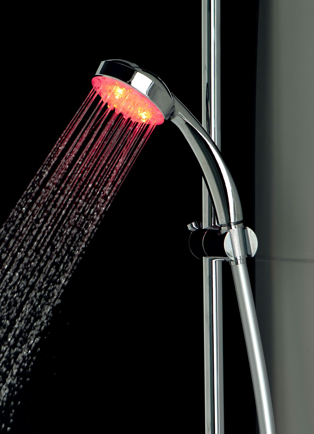 - LED-douchekop, in Farbe ZILVER Ansicht 1