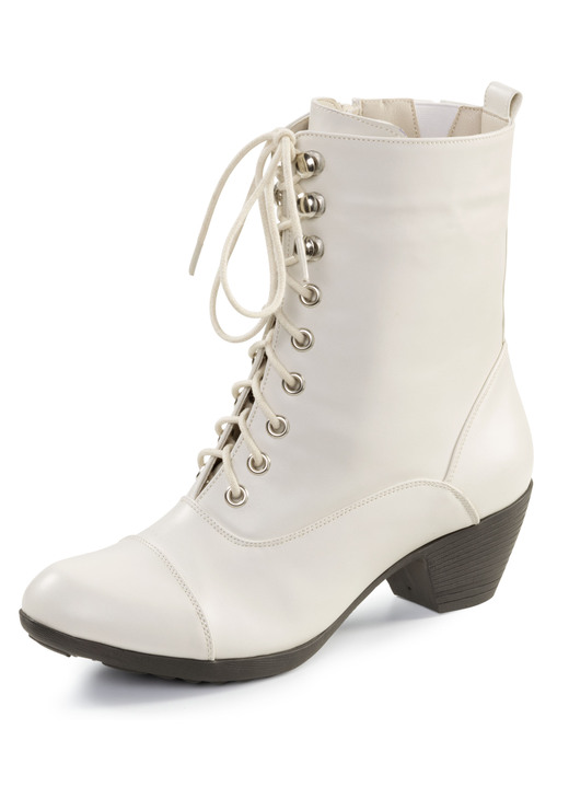 Stiefel & Stiefeletten - Stiefeletten, in Größe 036 bis 042, in Farbe ECRU Ansicht 1