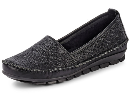 Gemini mocassin pantoffels met mooi reliëf