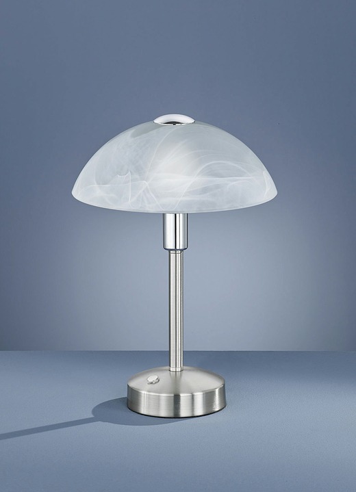 Lampen  & lampjes - LED-touchtafellamp met 4-traps touch-functie, in Farbe NIKKEL, MAT Ansicht 1