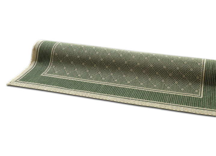 Modern - Brücken und Teppiche in Sisaloptik, in Größe 111 (Brücke, 60x110 cm) bis 282 (Teppich, 200x290 cm), in Farbe GRÜN Ansicht 1