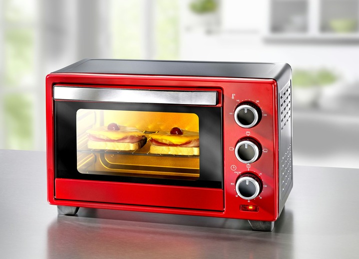 - Multi- en pizzaoven - compact, praktisch, goed, in Farbe ROOD