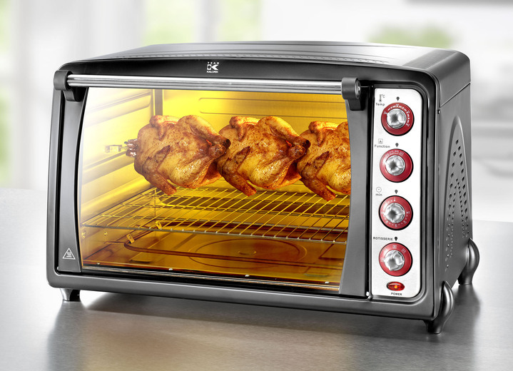 Koken & grillen - XXL-oven met grillfunctie, in Farbe ZWART