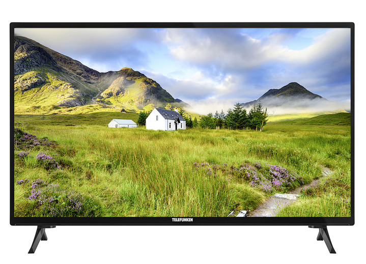 TV - Telefunken Full HD LED-tv, in Farbe ZWART Ansicht 1