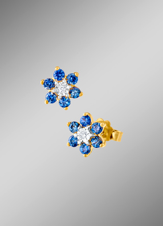 Oorbellen met bloemenontwerp