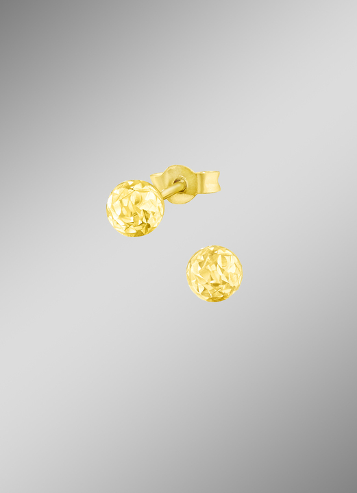 Oorbellen - Diamanten oorknopjes, in Farbe , in Ausführung ؠ4,0 mm Ansicht 1