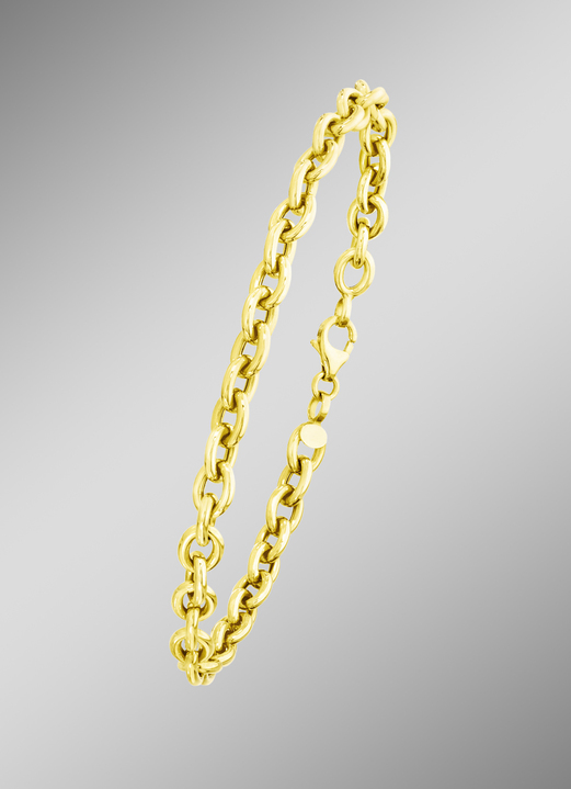 Armbanden - Ankerketting-armband met karabijnsluiting, in Farbe  Ansicht 1