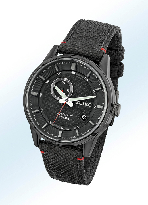 Mechanische horloges / Automatische horloges - Sportief automatisch herenhorloge van Seiko, in Farbe  Ansicht 1