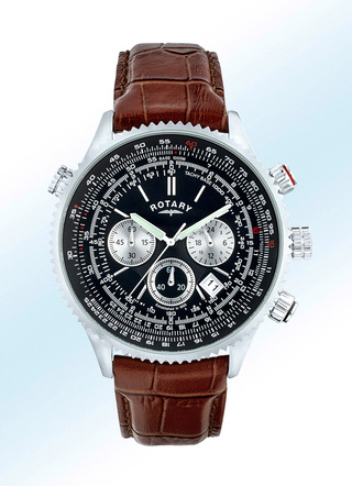 Klassiek herenhorloge met roestvaststalen kast