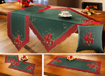 Feestelijk vormgegeven tafel- en kamerdecoratie