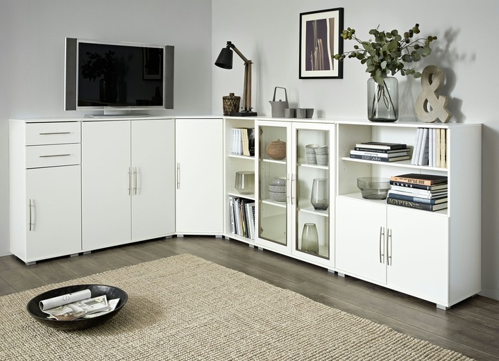 Commodes - Aanpasbaar meubelprogramma, in Farbe WIT, in Ausführung SCHAP Ansicht 1