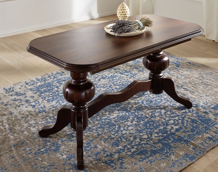 Salontafel met massief houten frame