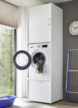 Kasten voor gangbare apparaten zoals drogers en wasmachines